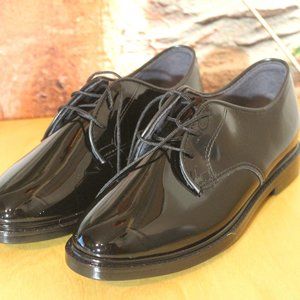 Cadet polished miltary shoes
